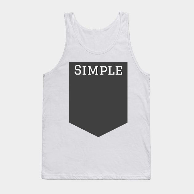 Simple pocket Tank Top by Bakr